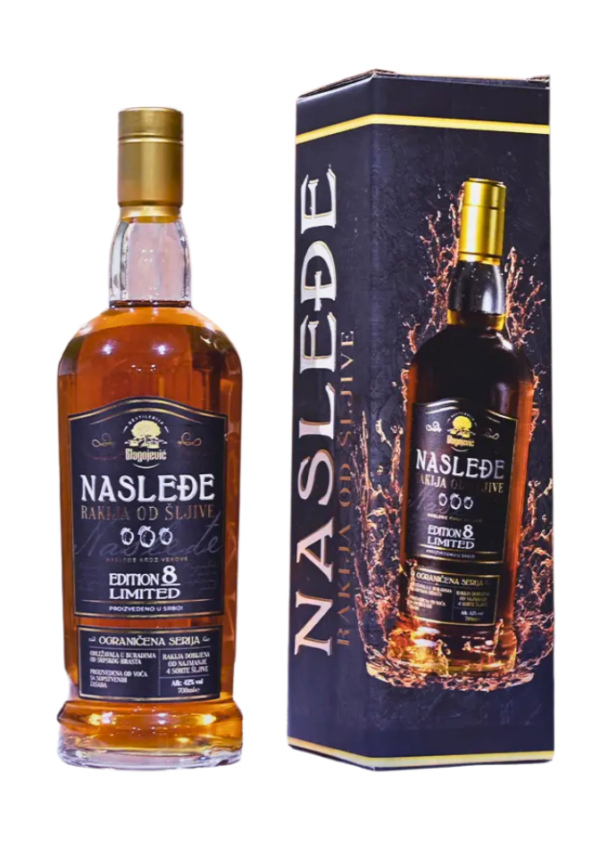 blagojevic-nasledje-sljiva-8g-limited-box Blagojević Nasleđe Šljiva Edition 8 Limited rakija boca sa kutijom