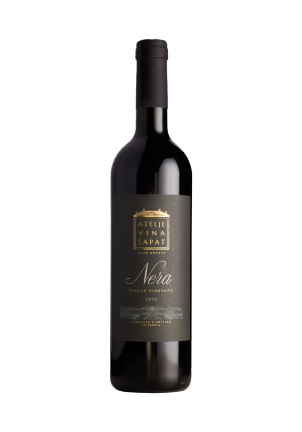Crveno vino Šapat Nera Merlot boca