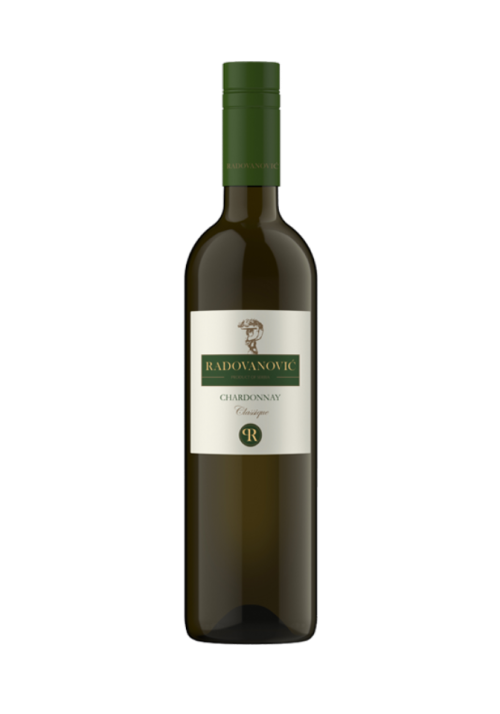 radovanovic-chardonnay-classique-belo-suvo Belo suvo vino Radovanović Chardonnay Classique svetložute boje sa zelenkastim odsjajem