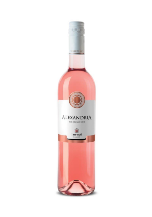 vino-tikves-alexandria-rose-flasa-polusuvo-vino