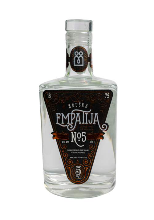 Empatija Kruška No. 5 - Premium Viljamovka empatija-kruska-no5-rakija-viljamovka-5-godina
