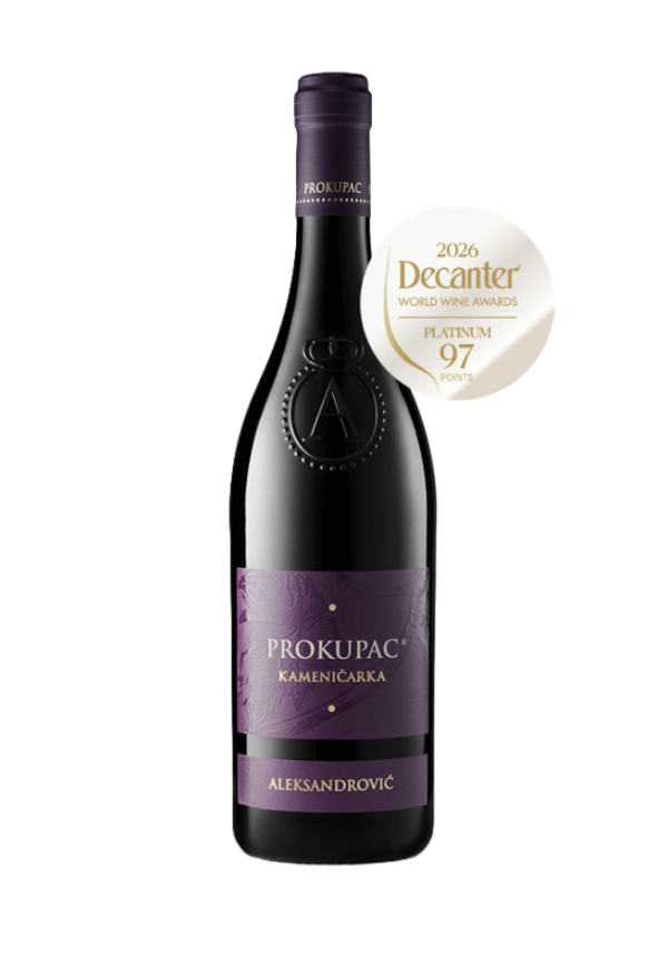 aleksandrovic-prokupac-decanter-platina-rakije-i-vina Aleksandrovic Prokupac Kamenicarka crveno vino Decanter Platina 97 poena