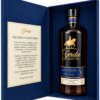 gorda-grand-cru-xi-otvorena-kutija-rakija-od-sljive Gorda Grand Cru XI ultra premium rakija od šljive u luksuznoj plavoj kutiji sa porukom porodične rezerve