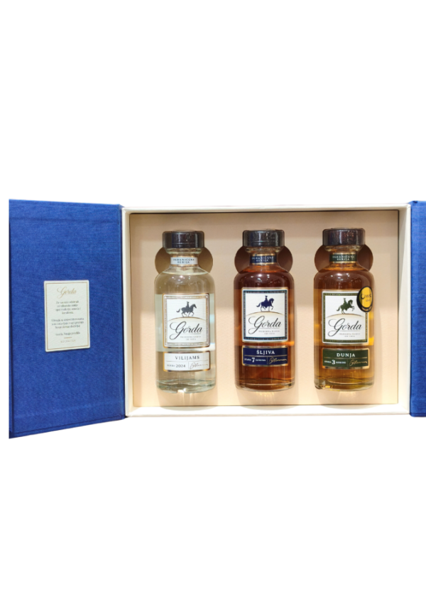 Gorda poklon set 3 x 0.2l detalj etiketa rakija sljiva dunja vilijams [16]
