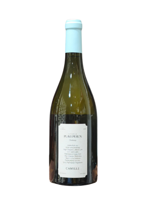 Plavi Perun Chardonnay Camille kontraetiketa deklaracija i podaci o berbi