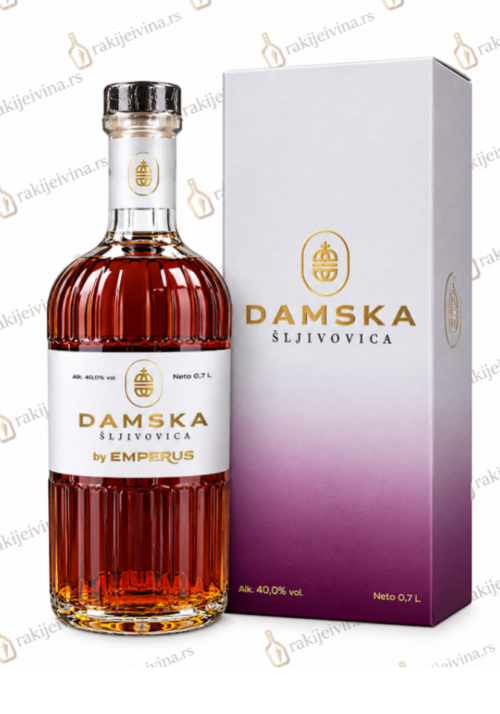 Emperus Damska Šljivovica – poklon-pakovanje Emperus Damska Šljivovica 0,7 l u elegantnoj poklon-kutiji