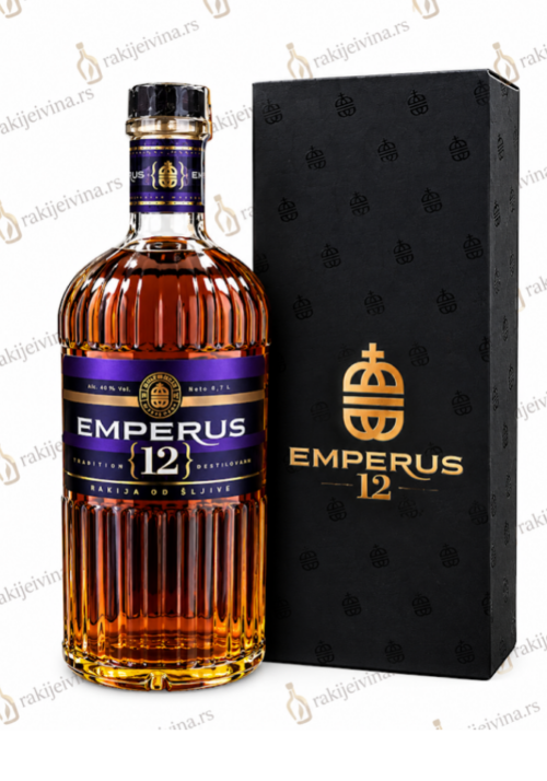 emperus-12-premium-rakija-od-sljive Emperus 12 – premium rakija od šljive u crnoj poklon-kutiji
