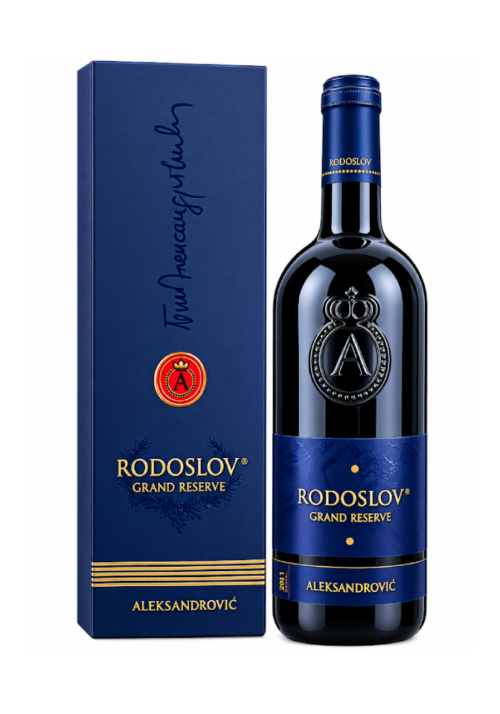 Aleksandrović Rodoslov sa kutijom - crveno vino