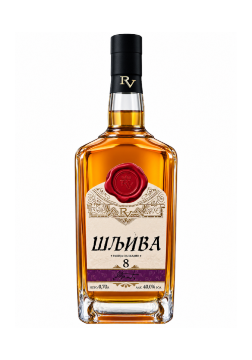vesic-sljiva-8-godina-rakija-0-7 Vesic Sljiva 8 godina stara domaca rakija od sljive flasa 0.7l