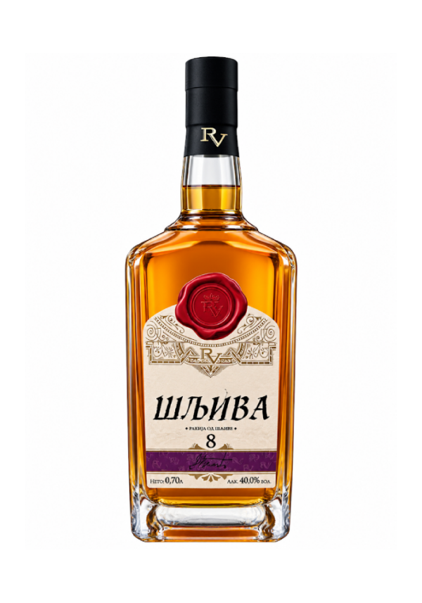 vesic-sljiva-8-godina-rakija-0-7 Vesic Sljiva 8 godina stara domaca rakija od sljive flasa 0.7l